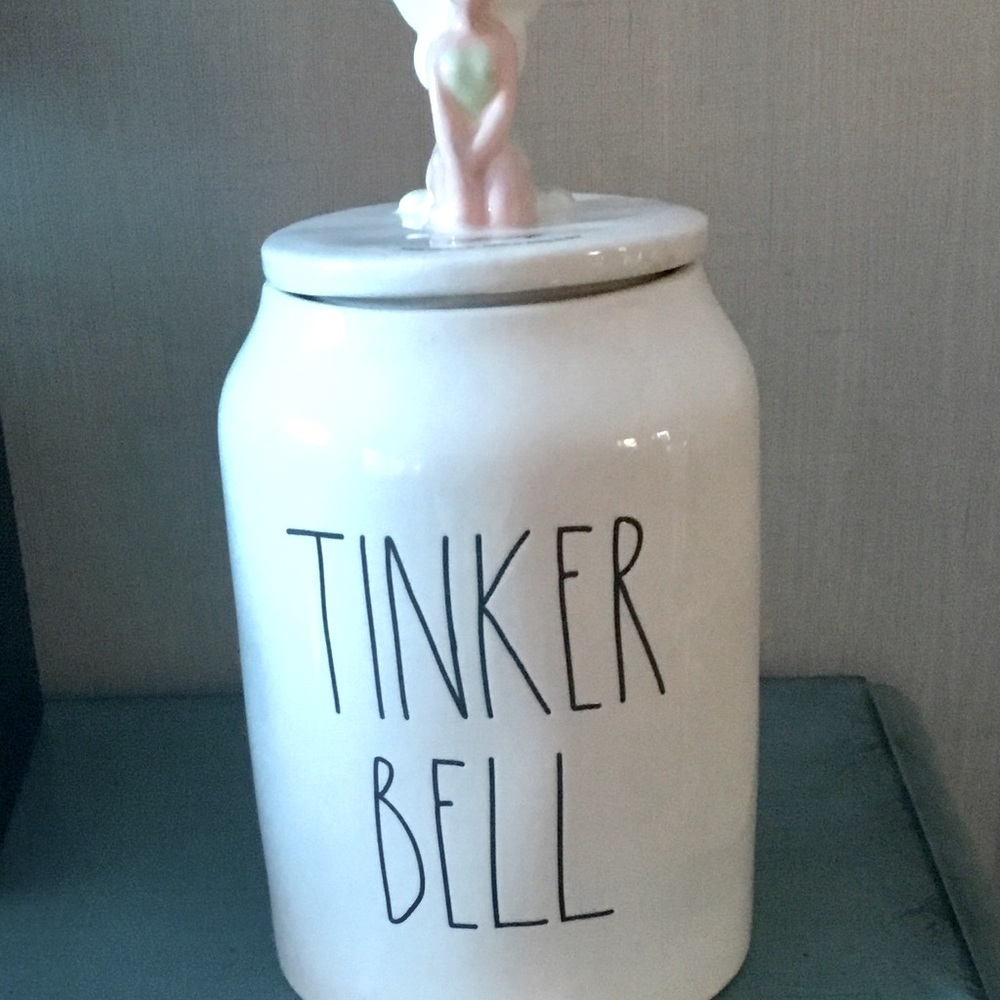 Disney Tinkerbell Rae Dunn Canister NEW